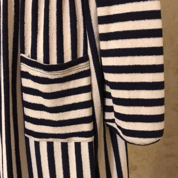 [Orange Creek] Navy Striped Terry Dress - Picture 4 of 5